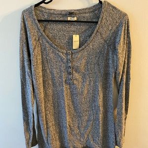 🎉2/40🎉 Long sleeve gray shirt